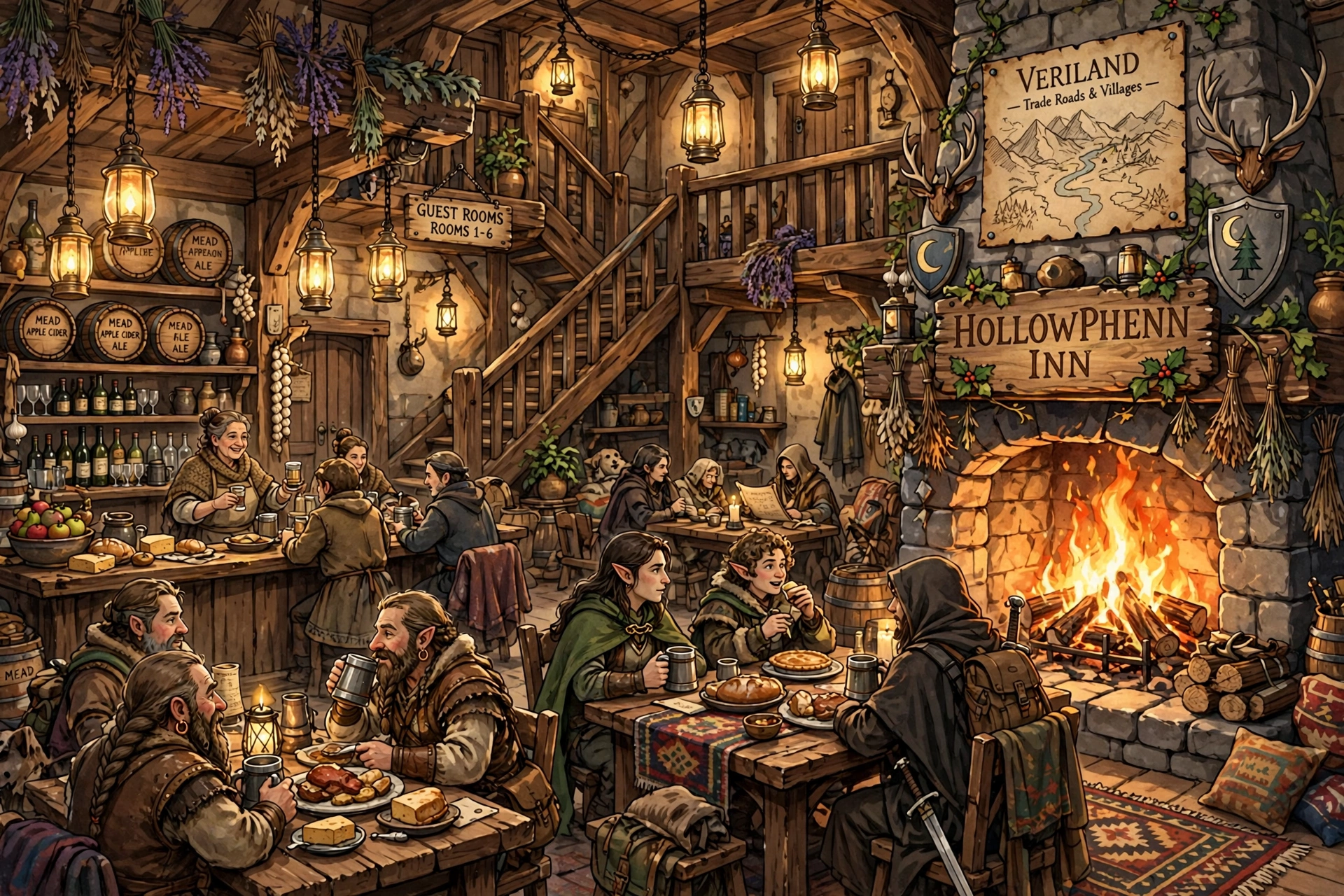 HollowPhenn Inn concept sketch
